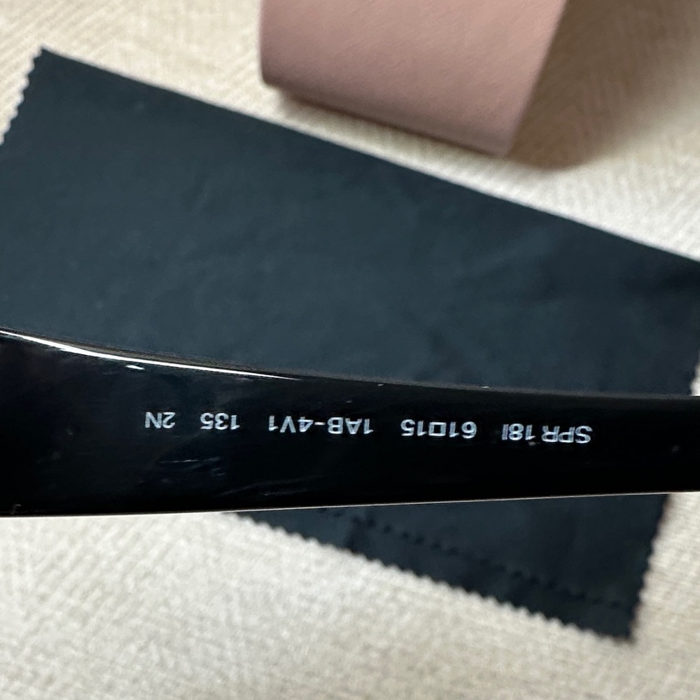 Prada Oversized Black Sunglasses - Picture 5 of 10